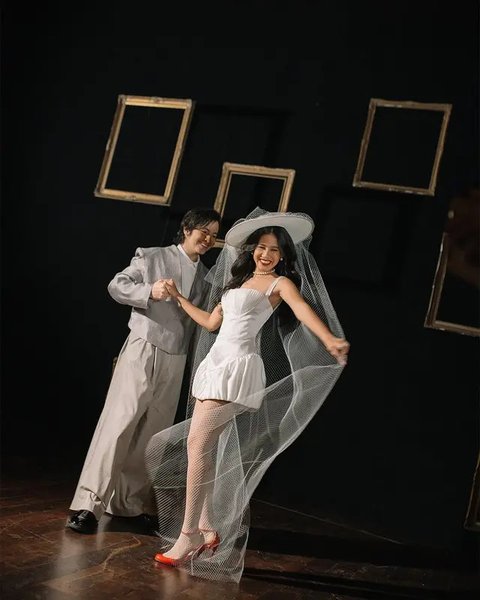 Intip foto prewedding Angga Yunanda dan Shenina Cinnamon yang mirip dengan adegan film (@angga)