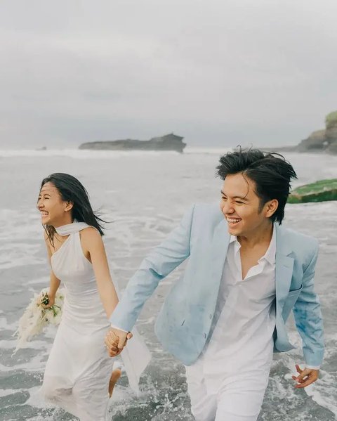 Intip foto prewedding Angga Yunanda dan Shenina Cinnamon yang mirip dengan adegan film (@angga)