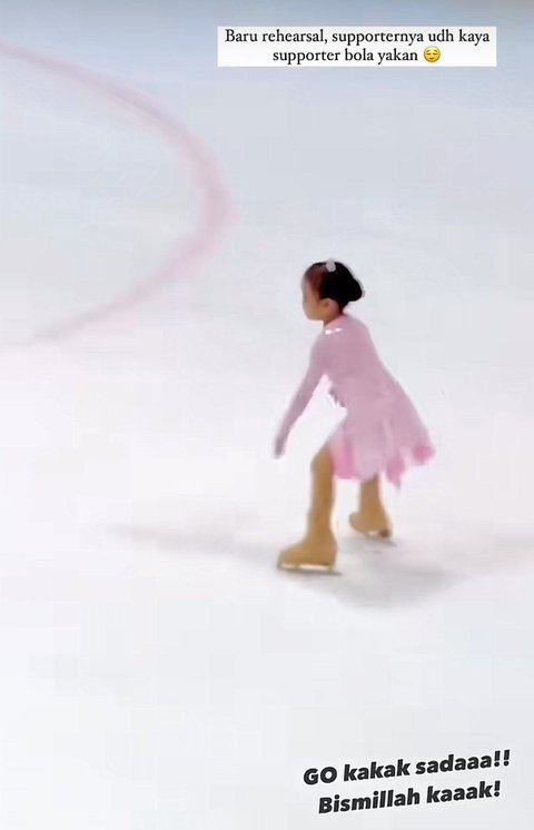 Sada Amina Hanara, Putri Fitri Tropica yang Juara Ice Skating di Usia 6 Tahun!