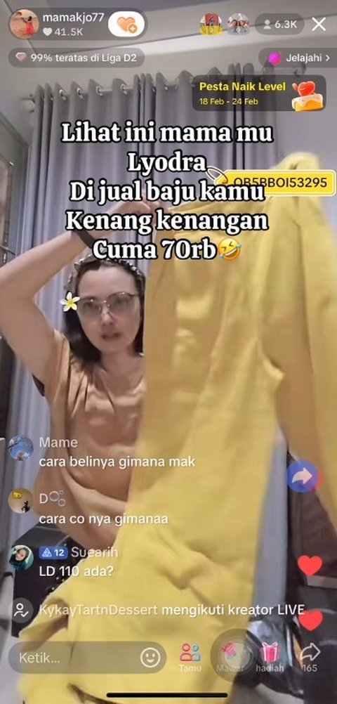 Ibu Lyodra Jual Barang Preloved sang Anak dengan Harga Sangat Miring, Banjir Komentar Lucu Netizen