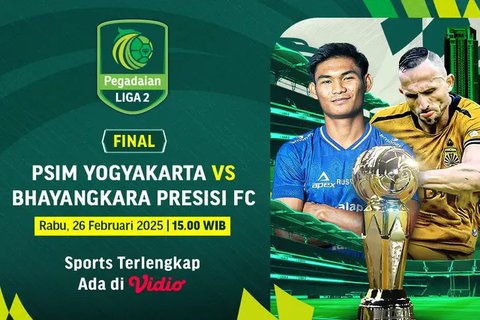 Pegadaian Liga 2 - PSIM Yogyakarta Vs Bhayangkara FC (Bola.com/Adreanus Titus)