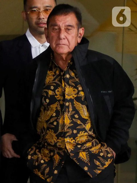 Sebelumnya, penyidik KPK memanggil Japto Soerjosoemarno untuk diperiksa sebagai saksi dalam kasus dugaan gratifikasi dan pencucian uang yang menjerat mantan Bupati Kutai Kartanegara Rita Widyasari. (Liputan6.com/Herman Zakharia)