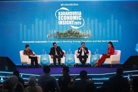 KabarBursa Economic Insight (KEI) 2025 bertema "Greenomic Indonesia: Challenges in Banking, Energy Transition, and Net Zero Emission. (Foto: istimewa)