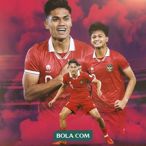 Timnas Indonesia - Hokky Caraka, Ramadhan Sananta, Rafael Struick (Bola.com/Adreanus Titus)