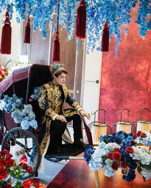 Potret Ulang Tahun Edric Tjandra yang ke-40, Meriah Banget dan Tampil Bak Raja Chindo Kingdom