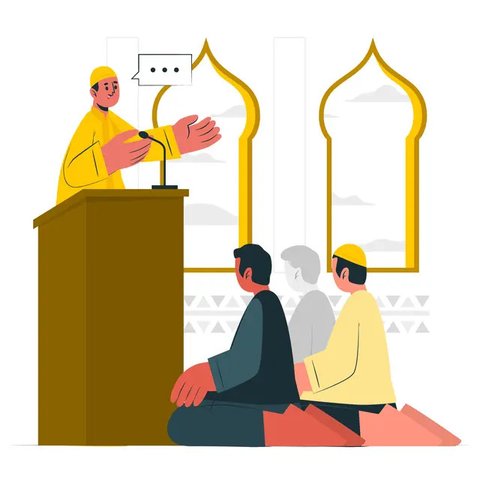 Kultum atau kuliah tujuh menit, biasanya menjadi salah satu rangkaian kegiatan dalam pelaksanaan shalat sunat Tarawih Ramadan (Liputan6.com/Jayadi Supriadin_