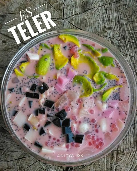 Resep Es Teler tanpa santan untuk takjil buka puasa. (Dok: Cookpad @Dinarr)