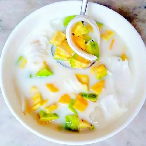Resep Es Teler tanpa santan untuk takjil buka puasa. (Dok: Cookpad @Dinarr)