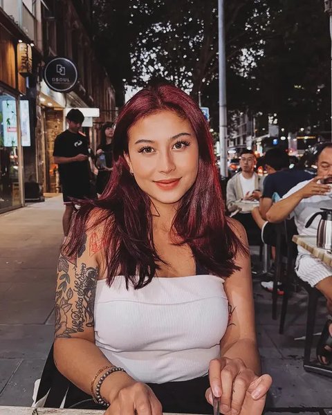 Potret Keanu, Awkarin, Lula Lahfah, Risya Brabo Kompak dengan Rambut Merah (instagram.com/lulalahfah)