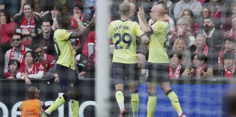 Hasil Liverpool vs Southampton: Skor 3-1