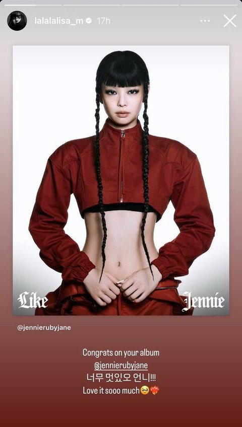 Jennie BLACKPINK Resmi Rilis Album Solo Pertamanya 'Ruby', Dapat Dukungan Penuh dari Lisa dan Rose