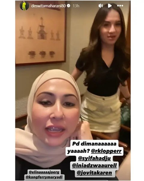Potret sahur bareng pemain Mermaid in Love. (sumber: Instagram/kangferrymaryadi)