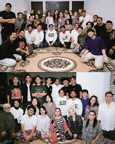 Momen acara buka puasa bersama musisi dan penyanyi ternama. (sumber: Instagram/itsmebcl/armandmaulana04)