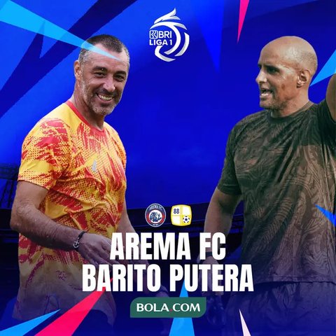 Liga 1 - Arema FC Vs Barito Putera (Bola.com/Adreanus Titus)