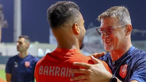 Kiper Bahrain, Sayed Mohammed Jaffer. (Khaled DESOUKI / AFP)