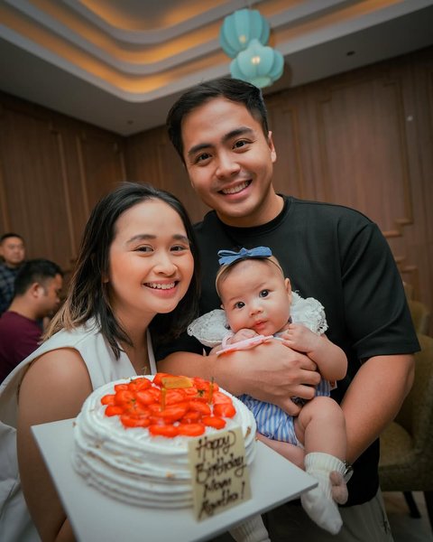 Potret Ultah Gritte Agatha ke-29, Bahagia Rayakan Bareng Suami dan Anak