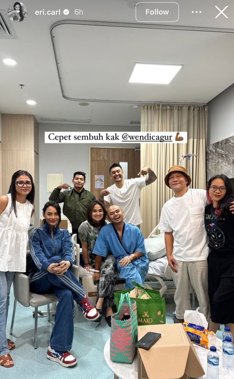Deretan Selebriti Jenguk Wendy Cagur, Dukungan Penuh dan Doa Mengalir