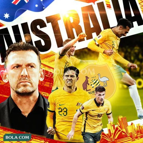 Striker Timnas Australia, Kusini Yengi (AFP/Colin Murty)