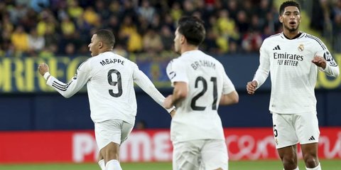 Cetak Crace ke Gawang Villarreal, Kylian Mbappe Pecahkan Rekor Ronaldo di Real Madrid