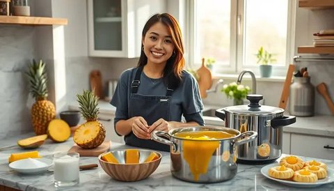 Ilustrasi nastar. (Gambar oleh shirleysavitri dari Pixabay)