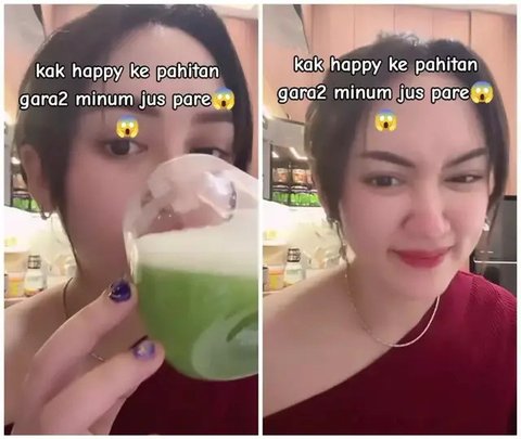 Minuman pare favorit Happy Asmara