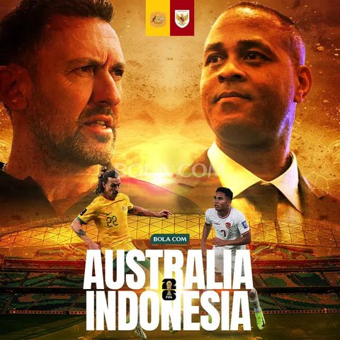 Kualifikasi Piala Dunia 2026 - Australia Vs Timnas Indonesia - Duel Kapten (Bola.com/Adreanus Titus)