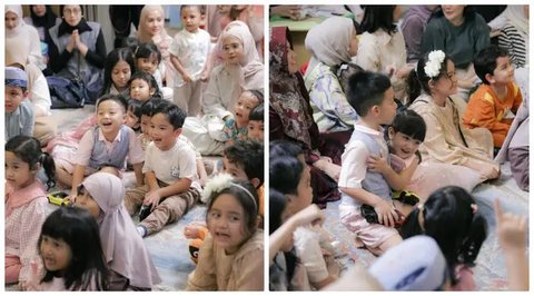 Potret Bukber Teman-Teman Anak Irish Bella di Rumah. (Sumber: Instagram/_irishbella_)