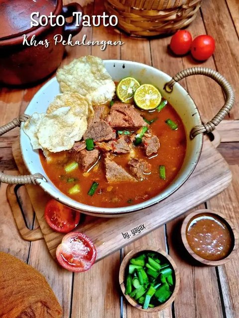 Resep soto tauto khas Pekalongan. (dok. Cookpad @BungaLaut)