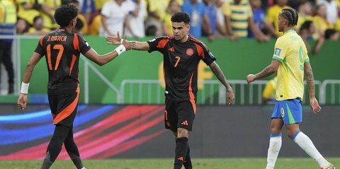 Hasil Brasil vs Kolombia: Gol Injury Time Vinicius Junior Pastikan Kemenangan Dramatis 2-1