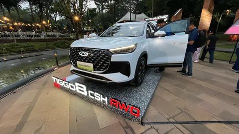 Chery Sales Indonesia memperkenalkan teknologi Chery Super Hybrid di Jakarta. (Liputan6.com/Septian)