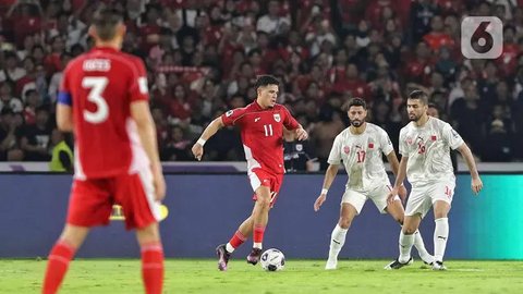 FOTO: Ini Gol Cantik Ole Romeny yang Bawa Timnas Indonesia Bungkam Bahrain