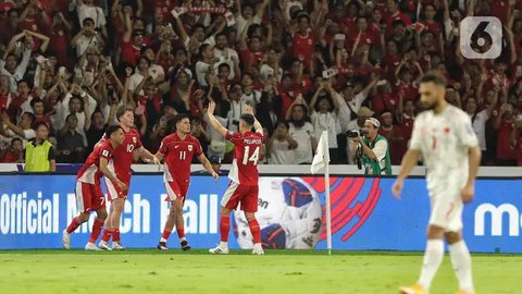 FOTO: Ini Gol Cantik Ole Romeny yang Bawa Timnas Indonesia Bungkam Bahrain