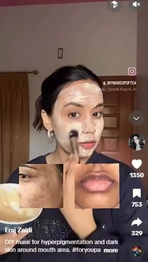 Cara membuat dan menggunakan masker tomat (TikTok/@erajzaidi1)
