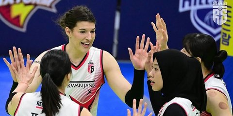 Hasil Final 1 Korean V League 2024/2025: Red Sparks Dipaksa Akui Keunggulan Pink Spiders
