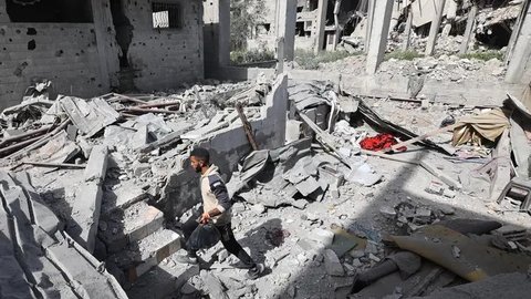 FOTO: Israel Perluas Operasi Militer Besar-besaran di Jalur Gaza