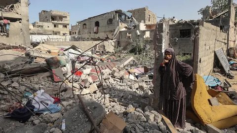 FOTO: Israel Perluas Operasi Militer Besar-besaran di Jalur Gaza