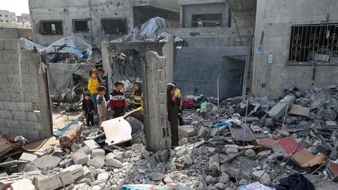 FOTO: Israel Perluas Operasi Militer Besar-besaran di Jalur Gaza