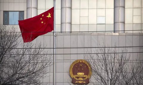 Ilustrasi Bendera China (AFP/STR)