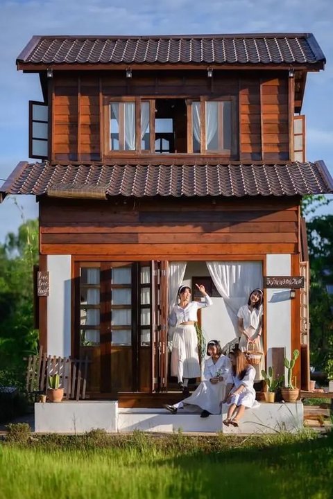 ilustrasi rumah modern tropis by Importir