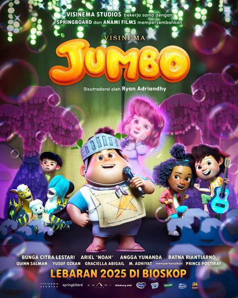 Tembus 1 Juta Penonton, 'JUMBO' Kini Jadi Film Animasi Indonesia Terlaris Sepanjang Sejarah