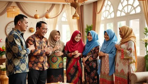 contoh ikrar halal bihalal Ilustrasi dibuat AI