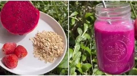 Smoothies buah naga. (Sumber: Pixabay)