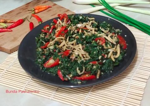 Reseo tumis sayur singkong. (Dok: Cookpad @Yustin_Liling)
