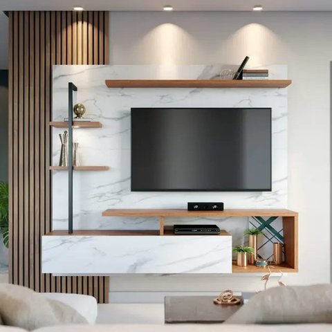 Rak TV Minimalis (Foto: Pinterest/whaianne)