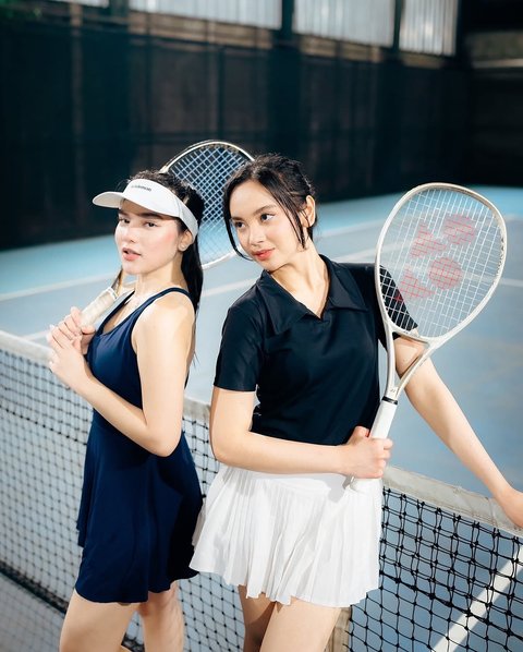 Potret Cantik Lyodra Main Tenis Ditemani Randy Martin dan Davina Karamoy, Tetap Stylish dan Sporty