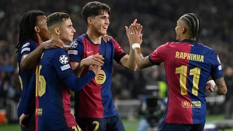  Momen Barcelona 'Ngamuk' GIlas Borussia Dortmund dengan 4 Gol Tanpa Balas