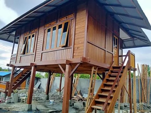 Ilustrasi rumah kayu (Foto: Pinterest)