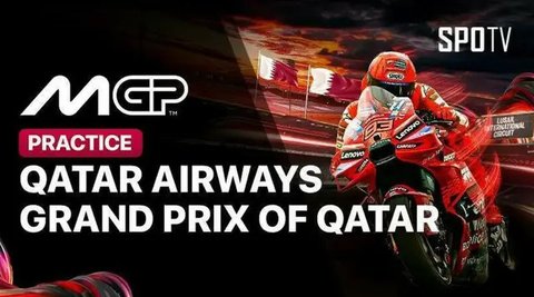 Jadwal live streaming MotoGP 2025 - Qatar Airways Grand Prix of Qatar di Vidio. Saksikan aksi dari para rider dunia di ajang MotoGP 2025 Qatar Airways Grand Prix of Qatar hanya di layanan OTT