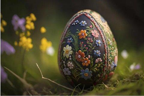 Ilustrasi telur Paskah (Photo by Karolina Bobek  on Unsplash)