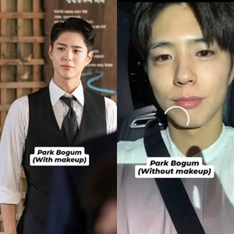 Potret Seleb Korea Versi Makeup dan No Makeup, Penampilan Siapa yang Paling Tak Ada Bedanya?